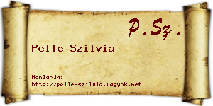 Pelle Szilvia névjegykártya